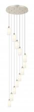 Innovations Lighting 126B-12P-PN-G434-7WH - Crown Point - 12 Light - 24 inch - Polished Nickel - Multi Pendant