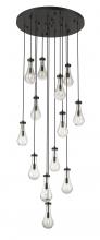 Innovations Lighting 132BK-451-1P-BK-G451-5SM-20 - Owego - 13 Light - 32 inch - Matte Black - Multi Pendant