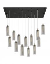 Innovations Lighting 154BK-B-13P-SN-G434-12SM - Crown Point - 13 Light - 54 inch - Brushed Satin Nickel - Multi Pendant