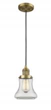 Innovations Lighting 201C-BB-G192 - Bellmont - 1 Light - 6 inch - Brushed Brass - Cord hung - Mini Pendant