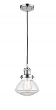 Innovations Lighting 201C-PC-G322 - Olean - 1 Light - 7 inch - Polished Chrome - Cord hung - Mini Pendant