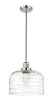 Innovations Lighting 201C-PN-G713-L - Bell - 1 Light - 12 inch - Polished Nickel - Cord hung - Mini Pendant