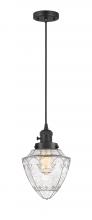 Innovations Lighting 201CSW-BK-G664-7-LED - Bullet - 1 Light - 7 inch - Matte Black - Cord hung - Mini Pendant