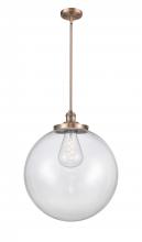 Innovations Lighting 201S-AC-G202-18 - Beacon - 1 Light - 18 inch - Antique Copper - Stem Hung - Pendant