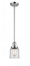  201S-PC-G52-LED - Bell - 1 Light - 5 inch - Polished Chrome - Stem Hung - Mini Pendant