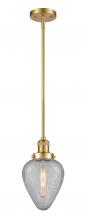 Innovations Lighting 201S-SG-G165 - Geneseo - 1 Light - 7 inch - Satin Gold - Stem Hung - Mini Pendant