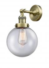  203-AB-G202-8-LED - Beacon - 1 Light - 8 inch - Antique Brass - Sconce