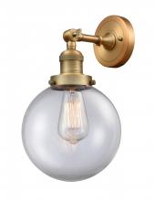 Innovations Lighting 203-BB-G202-8-LED - Beacon - 1 Light - 8 inch - Brushed Brass - Sconce