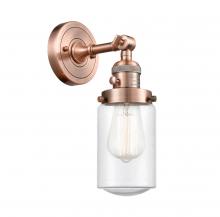 Innovations Lighting 203SW-AC-G314-LED - Dover - 1 Light - 5 inch - Antique Copper - Sconce