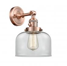 Innovations Lighting 203SW-AC-G72-LED - Bell - 1 Light - 8 inch - Antique Copper - Sconce