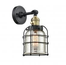 Innovations Lighting 203SW-BAB-G58-CE-LED - Bell Cage - 1 Light - 6 inch - Black Antique Brass - Sconce