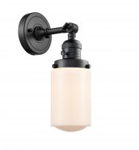 Innovations Lighting 203SW-BK-G311 - Dover - 1 Light - 5 inch - Matte Black - Sconce