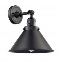  203SW-BK-M10-BK - Briarcliff - 1 Light - 10 inch - Matte Black - Sconce