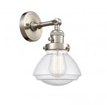  203SW-SN-G324 - Olean - 1 Light - 7 inch - Brushed Satin Nickel - Sconce