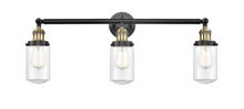  205-BAB-G312 - Dover - 3 Light - 31 inch - Black Antique Brass - Bath Vanity Light