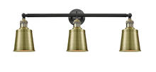  205-BAB-M9-AB - Addison - 3 Light - 32 inch - Black Antique Brass - Bath Vanity Light