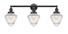 Innovations Lighting 205-OB-G664-7 - Bullet - 3 Light - 34 inch - Oil Rubbed Bronze - Bath Vanity Light