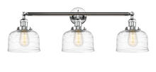  205-PC-G713 - Bell - 3 Light - 32 inch - Polished Chrome - Bath Vanity Light