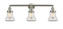  205-SN-G192 - Bellmont - 3 Light - 30 inch - Brushed Satin Nickel - Bath Vanity Light