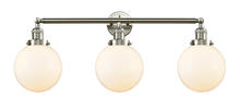 Innovations Lighting 205-SN-G201-8 - Beacon - 3 Light - 32 inch - Brushed Satin Nickel - Bath Vanity Light