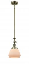 Innovations Lighting 206-AB-G171 - Fulton - 1 Light - 7 inch - Antique Brass - Stem Hung - Mini Pendant