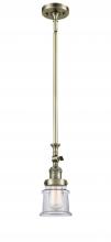  206-AB-G182S - Canton - 1 Light - 5 inch - Antique Brass - Stem Hung - Mini Pendant