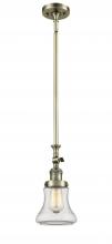 Innovations Lighting 206-AB-G192-LED - Bellmont - 1 Light - 6 inch - Antique Brass - Stem Hung - Mini Pendant