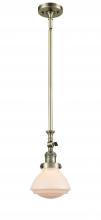 Innovations Lighting 206-AB-G321-LED - Olean - 1 Light - 7 inch - Antique Brass - Stem Hung - Mini Pendant