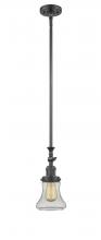  206-OB-G194 - Bellmont - 1 Light - 6 inch - Oil Rubbed Bronze - Stem Hung - Mini Pendant