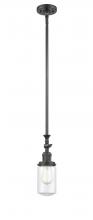  206-OB-G312 - Dover - 1 Light - 5 inch - Oil Rubbed Bronze - Stem Hung - Mini Pendant