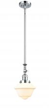  206-PC-G531 - Oxford - 1 Light - 7 inch - Polished Chrome - Stem Hung - Mini Pendant