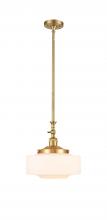 Innovations Lighting 206-SG-G691-12 - Bridgeton - 1 Light - 12 inch - Satin Gold - Stem Hung - Mini Pendant