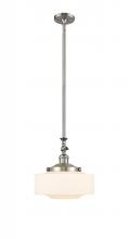 Innovations Lighting 206-SN-G691-12-LED - Bridgeton - 1 Light - 12 inch - Brushed Satin Nickel - Stem Hung - Mini Pendant