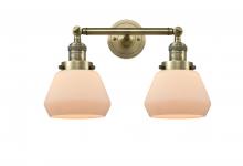  208-AB-G171 - Fulton - 2 Light - 17 inch - Antique Brass - Bath Vanity Light