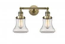  208-AB-G192 - Bellmont - 2 Light - 17 inch - Antique Brass - Bath Vanity Light