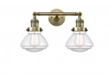  208-AB-G322 - Olean - 2 Light - 17 inch - Antique Brass - Bath Vanity Light