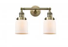 Innovations Lighting 208-AB-G51 - Bell - 2 Light - 16 inch - Antique Brass - Bath Vanity Light