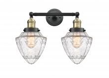 Innovations Lighting 208-BAB-G664-7 - Bullet - 2 Light - 18 inch - Black Antique Brass - Bath Vanity Light