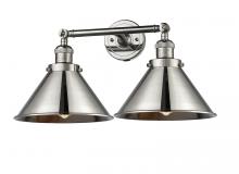  208-PN-M10-PN - Briarcliff - 2 Light - 19 inch - Polished Nickel - Bath Vanity Light