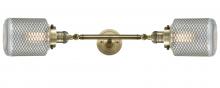 Innovations Lighting 208L-AB-G262 - Stanton - 2 Light - 6 inch - Antique Brass - Bath Vanity Light