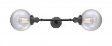 Innovations Lighting 208L-OB-G202-8-LED - Beacon - 2 Light - 8 inch - Oil Rubbed Bronze - Bath Vanity Light