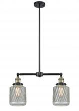  209-BAB-G262 - Stanton - 2 Light - 23 inch - Black Antique Brass - Stem Hung - Island Light