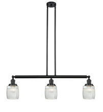 Innovations Lighting 213-BK-G302 - Colton - 3 Light - 38 inch - Matte Black - Stem Hung - Island Light