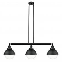 Innovations Lighting 213-BK-HFS-82-BK - Hampden - 3 Light - 42 inch - Matte Black - Stem Hung - Island Light