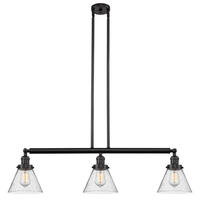 Innovations Lighting 213-OB-G44-LED - Cone - 3 Light - 40 inch - Oil Rubbed Bronze - Stem Hung - Island Light