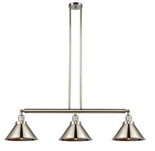 Innovations Lighting 213-PN-M10-PN-LED - Briarcliff - 3 Light - 43 inch - Polished Nickel - Stem Hung - Island Light