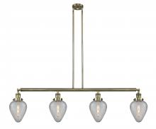 Innovations Lighting 214-AB-G165 - Geneseo - 4 Light - 52 inch - Antique Brass - Stem Hung - Island Light