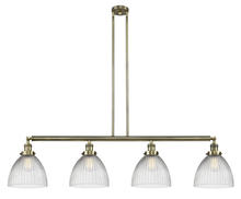 Innovations Lighting 214-AB-G222 - Seneca Falls - 4 Light - 51 inch - Antique Brass - Stem Hung - Island Light