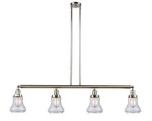 Innovations Lighting 214-PN-G192 - Bellmont - 4 Light - 51 inch - Polished Nickel - Stem Hung - Island Light