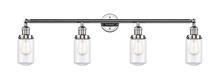 Innovations Lighting 215-PC-G312 - Dover - 4 Light - 43 inch - Polished Chrome - Bath Vanity Light